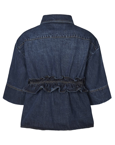 Rabens Saloner - Paige Denim Skjorte - Dark Washed Indigo